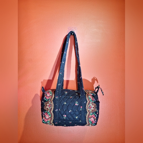 Vera Bradley Duffle Bag Petit Point Fall Print 1997 - Picture 2 of 6